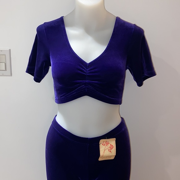 NWT 90s 3PCS Vintage Handkerchief Hem Pants Set - Picture 4 of 12